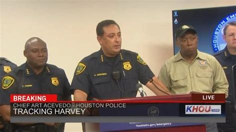 In Tears Houstons Police Chief Reveals Officer Died