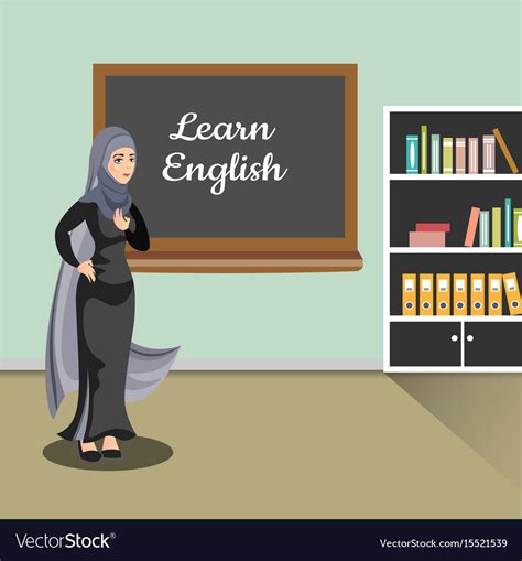 Teacher Muslimah Cartoon Png