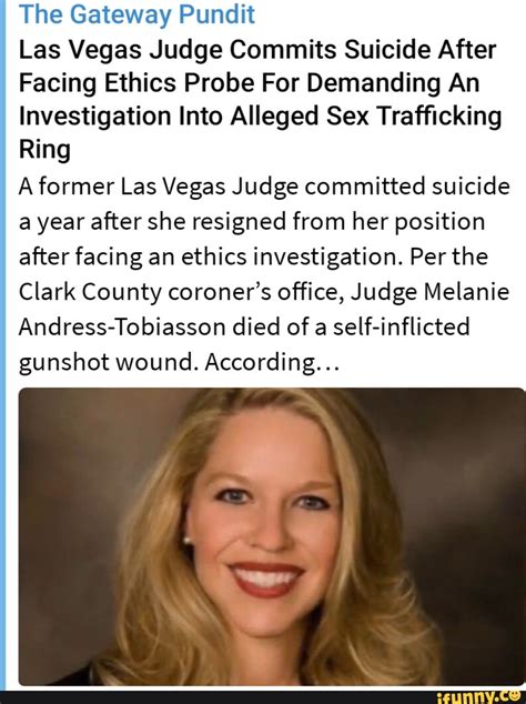 I The Gateway Pundit Las Vegas Judge Commits Suicide After Facing Ethics Probe For Demanding An