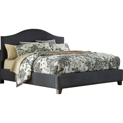 Ashley Kasidon Queen Camelback Upholstered Bed Atg Archive Shop The