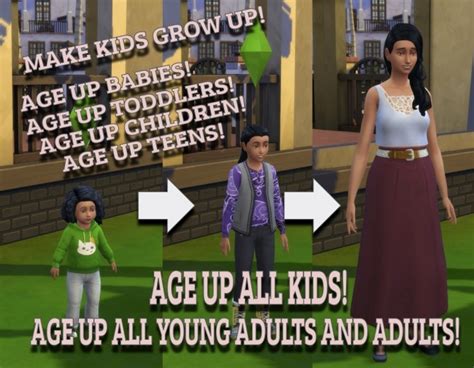 Age Up By Age Group By Bentonj At Mod The Sims Sims 4 Updates