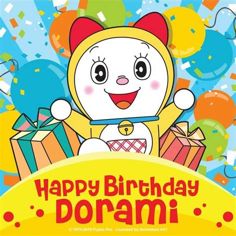 Happy Birthday Dorami 壁紙 ドラえもん 夢