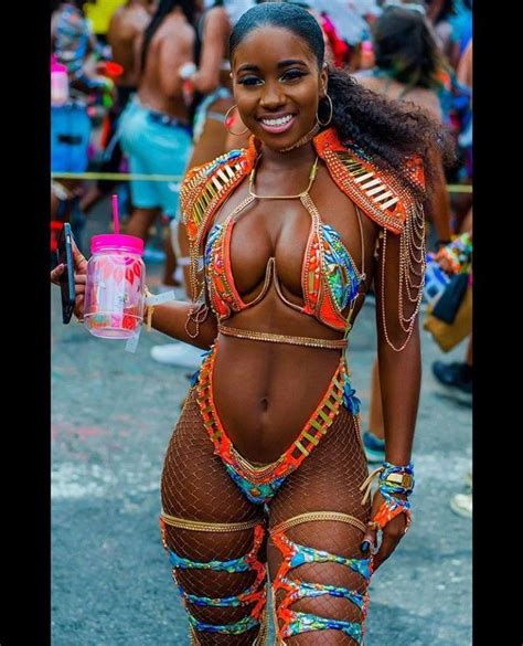 Trinidad Carnival Beautiful Black Women South American Girls Black Beauties