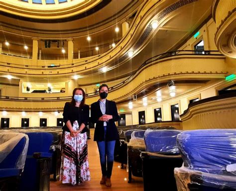 Viña del Mar Alcaldesa Ripamonti anuncia pronta apertura del Teatro