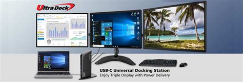 The Diamond Ultra Dock With Power Delivery A Triple Display K Universal Type C Docking Station