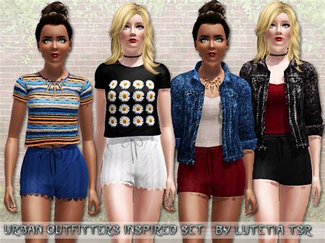 The Sims Resource Urban Outfitters Inspired Set