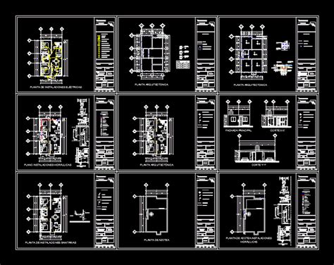 House 2d Dwg Full Project For Autocad Designs Cad