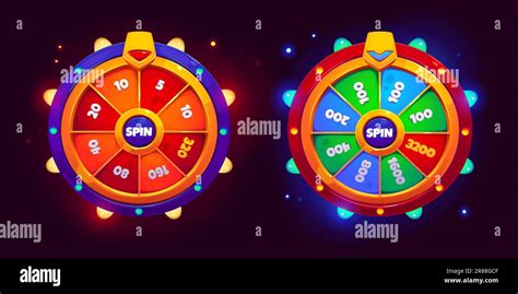 Ui Game Lucky Wheel Fortune Spin For Win Prize Vector Design Free T