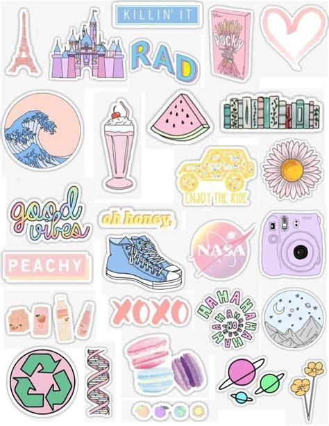 Printable Aesthetic Stickers Pink Pic Urethra