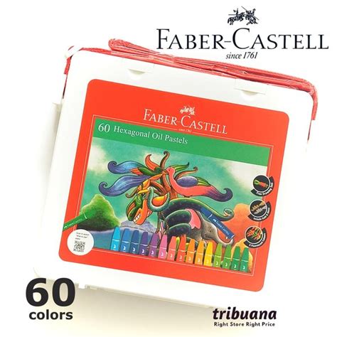 Jual Crayon Faber Castell 60 Oil Pastel Hexagonal Di Lapak Tribuana