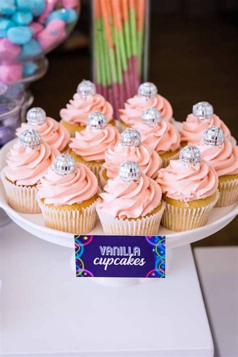 Disco Ball Cupcakes From A Groovy Disco Birthday Party On Karas Party
