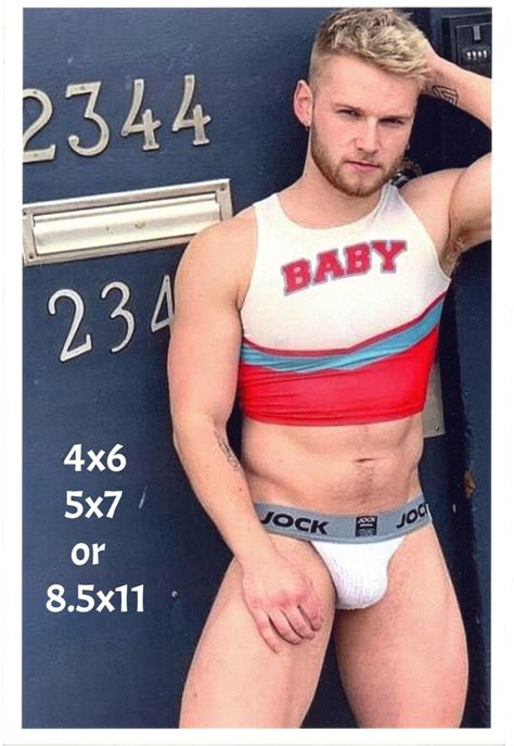 Handsome Muscular Male Bodybuilder Gay Interest Lgbtq Photo Photograph