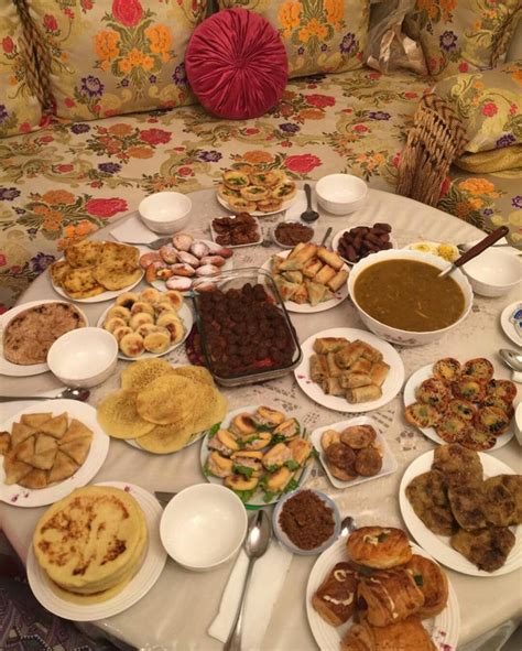Table De Ftour Ramadan Au Maroc Moroccan Food Ramadan Recipes Iftar