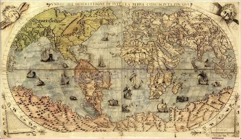 Ancient Maps World Map Poster Old Maps
