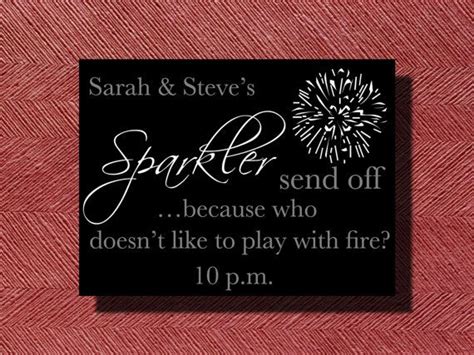 Custom Designed Wedding Sparkler Send Off Sign Diy Print Ready Etsy