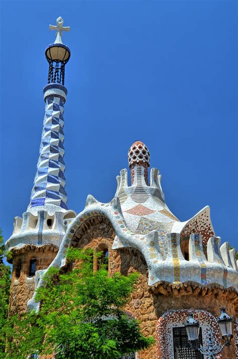 Gaudi Park Guell Barcelona Spain Gaudi Architecture Barcelona