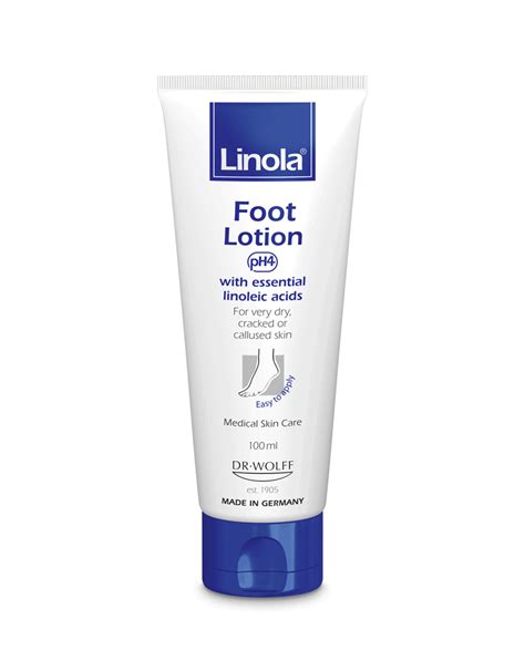 Linola Foot Lotion For Very Dry Cracked Or Callused Skin