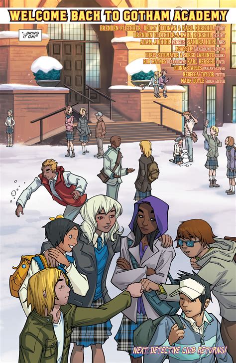 Gotham Academy Second Semester Chapter Page