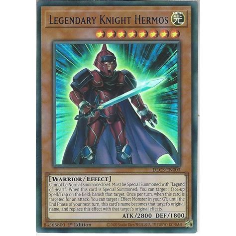Yu Gi Oh Trading Card Game Dlcs En003 Legendary Knight Hermos 1st