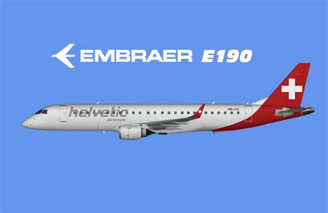 Helvetic airways is a swiss regional airline headquartered in kloten with its fleet stationed at zurich airport. Helvetic Airways Embraer E190 FS9 - JCAI