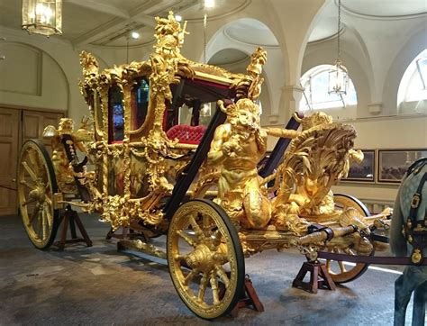 Regency History The Gold State Coach At The Royal Mews Buckingham Palace