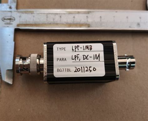 Rf Low Pass Filter Lpf Filter With Bnc Connector For Rf Ham Radio Uses Diy Ot Ebay