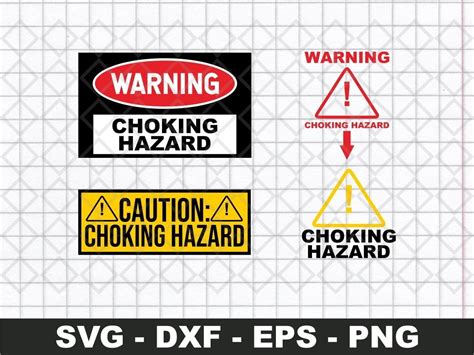 Choking Hazard Sign Printable