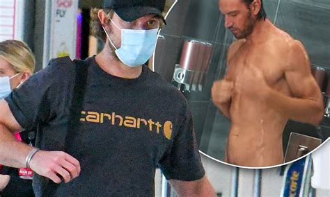 Netflixs Sexlife Actor Adam Demos Covers Up At Sydney Airport