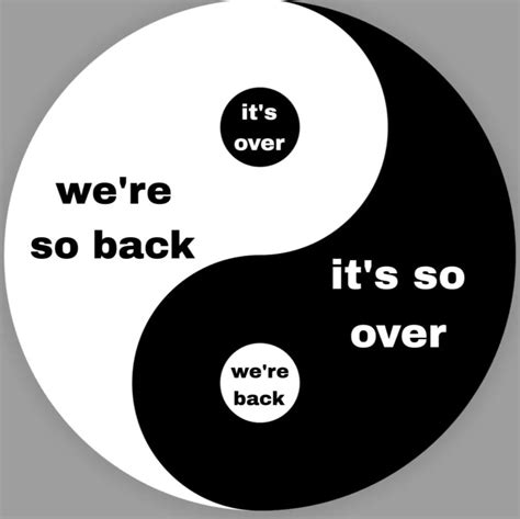 It S So Over We Re So Back It S So Over We Re So Back Know Your