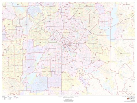 Dallas County Zip Codes Map Maps For You Gambaran