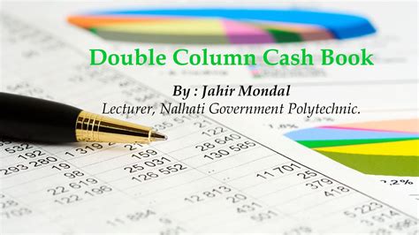 So, it is necessary to show one more column in cash book except cash column and discount column. Double column Cash Book - YouTube