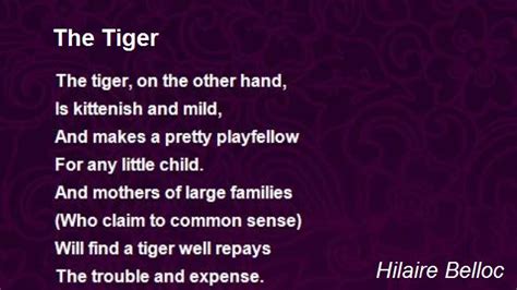 Tiger Poems