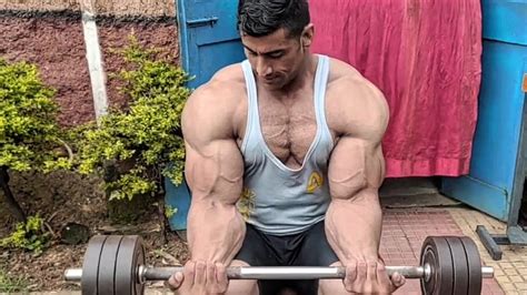 real life giant anuj taliyan mass monster gym motivation youtube