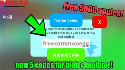 Roblox Blob Simulator Codes 2018 Youtube