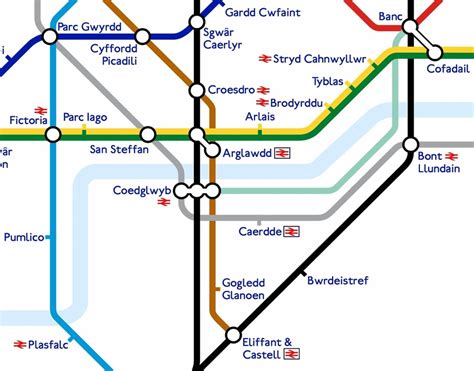 Just A London Underground Map Translated Into Welsh Londonist