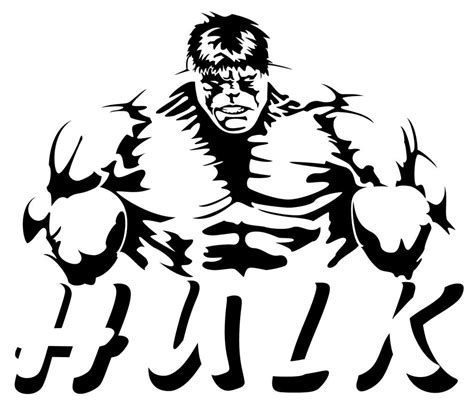 Hulk Silhouette At Getdrawings Free Download