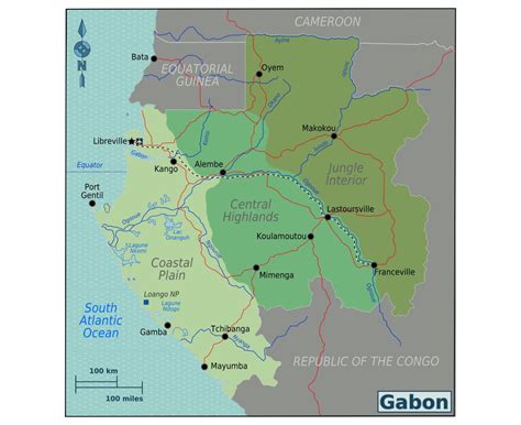 Maps Of Gabon Collection Of Maps Of Gabon Africa Mapsland Maps