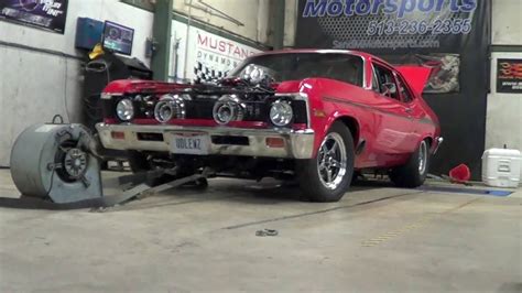 1972 Twin Turbo Bbc Nova Dyno Youtube