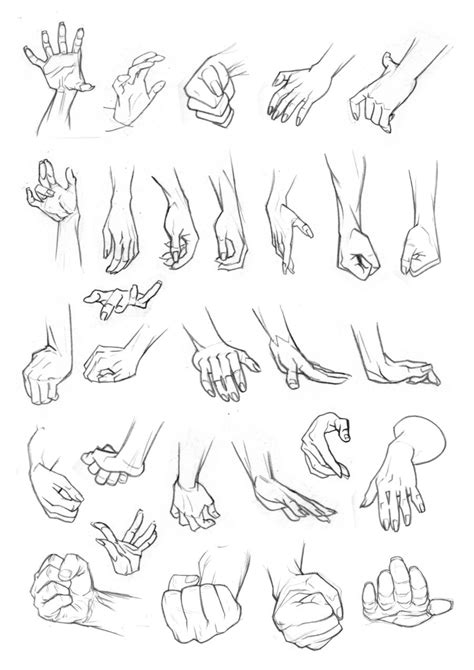 Sketchbook Studies Hands Hand Drawing Reference Sketch Book Hand