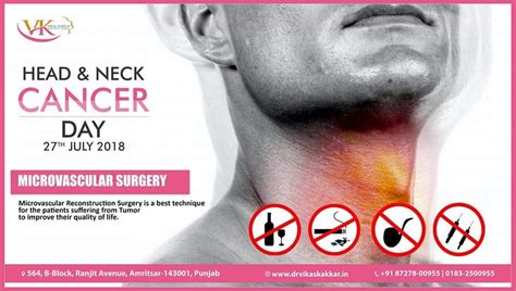 Head And Neck Cancer Awareness Cancer Is The Kakkar Clinic