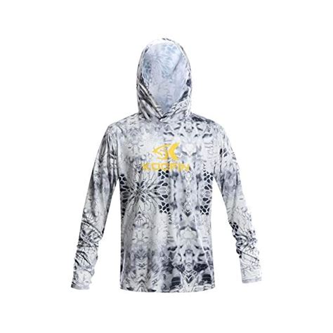 Performance Fishing Hoodie Long Sleeve Hooded Sunblock Shirt Outdoor