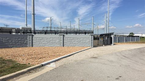 Ucp Provided Precast Concrete Columns And Panels For A Substation