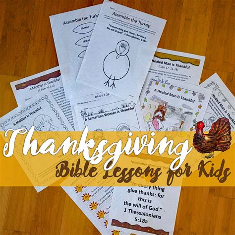 Thanksgiving Bible Lessons For Kids Preschool Thanksgiving Lessons