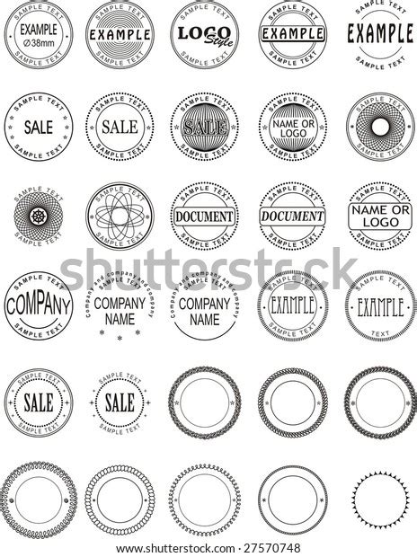 Collection Rubber Stamps Stock Vector Royalty Free 27570748 Shutterstock