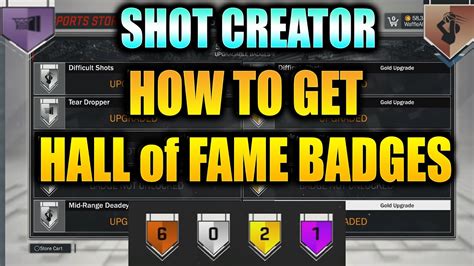 Nba 2k17 hall of fame badges guide shows you the best way how to to ear any purple hall of fame badge and unlocks stronger special abilities. How to Get Hall of Fame Badges and Grandmaster Badge in NBA 2K17 MyCareer- GUIDE TO SHOT CREATOR ...