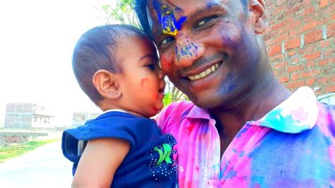 Apni Cute Bhanji Ke Sath Kheli Holi Holi Youtube