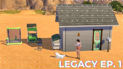 Sims 4 Legacy Challenge Ep 1 With Facecam Youtube