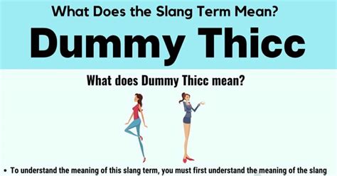 Dummy Thicc What Is This Slang Term And When Should You Use It 7esl