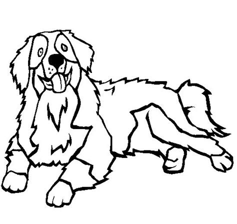 Threatening Dog Sitting Relaxed Coloring Pages For Kids Bls