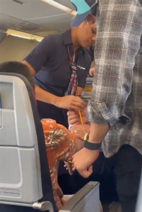 Moment Passenger Sucker Punches American Airlines Flight Attendant Us News Metro News